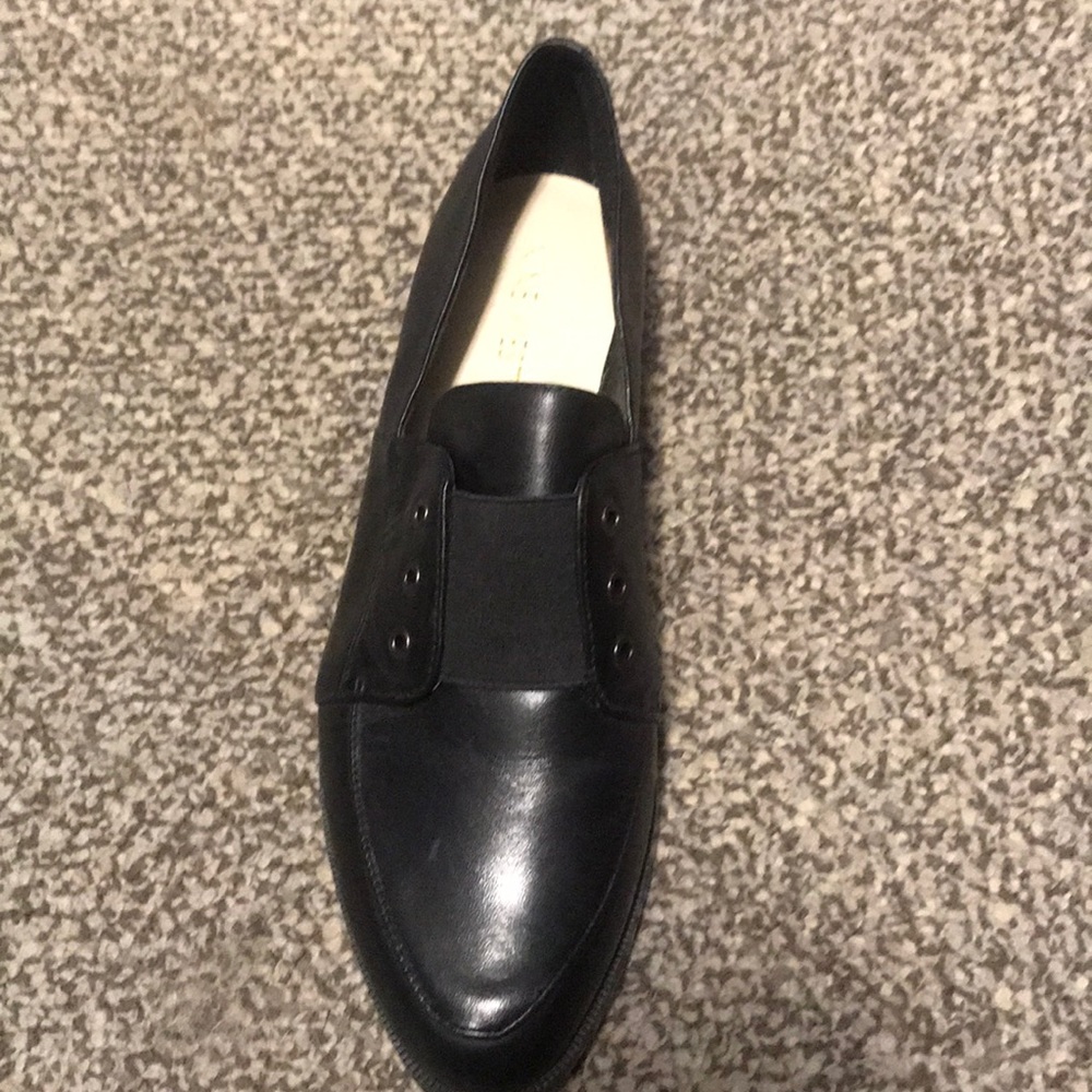 Black loafers Nine West.